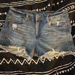 "The Astor" cutoff denim shorts